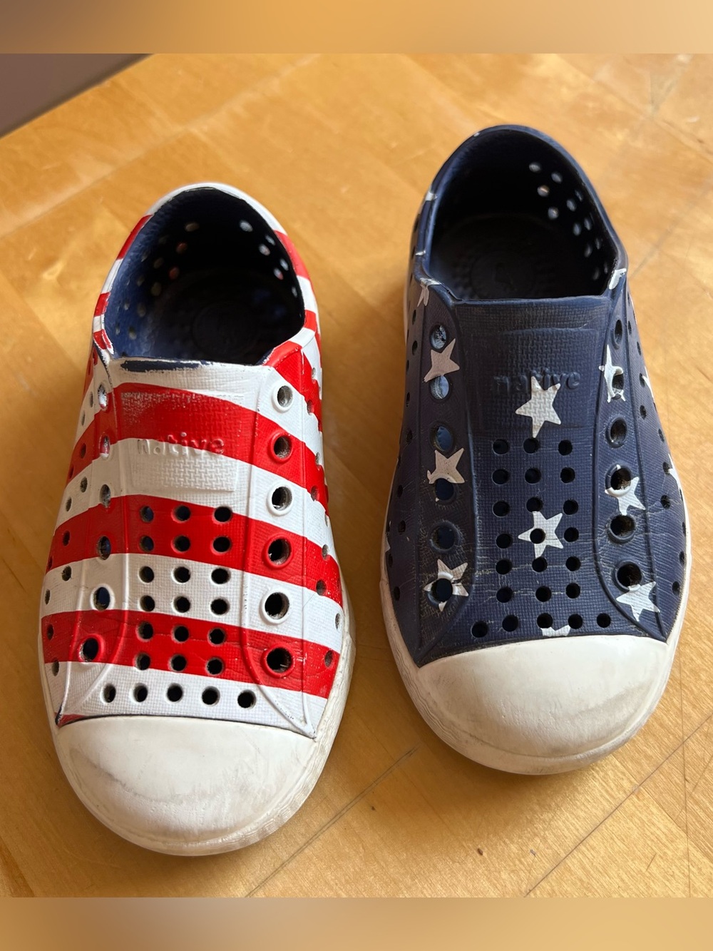 Native Jefferson American Flag Shoes Toddler C7
